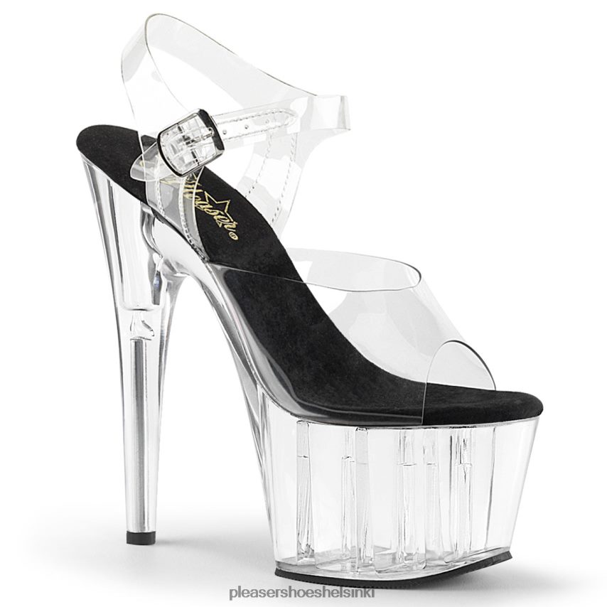adore-708 0J06FH123 musta/kirkas Pleaser Shoes