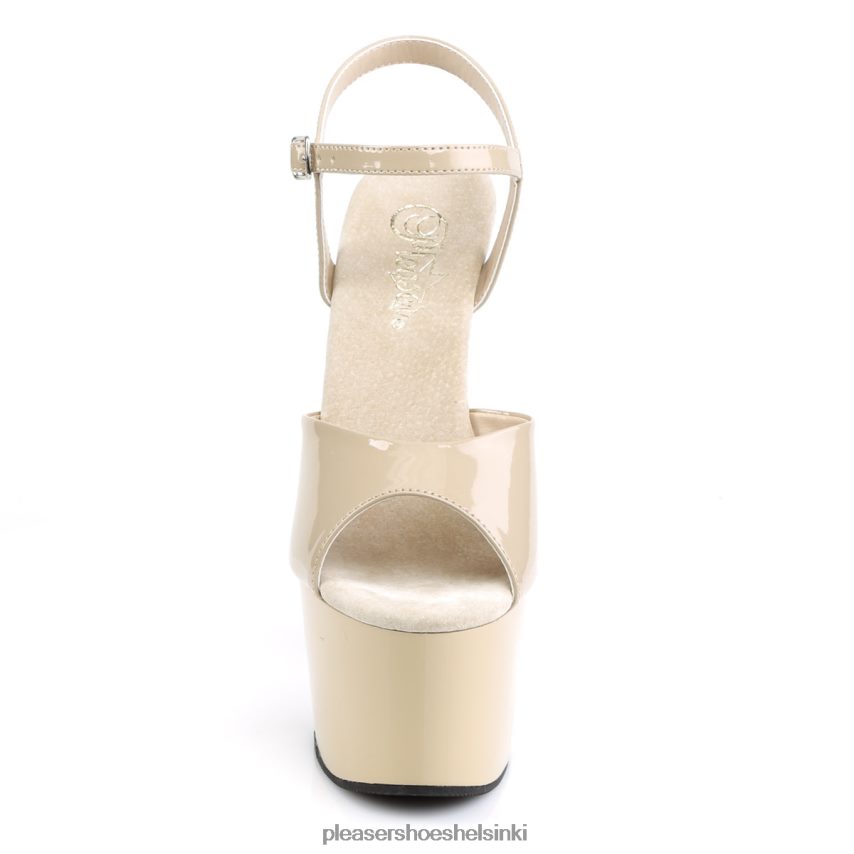 adore-709 0J06FH106 beige Pleaser Shoes