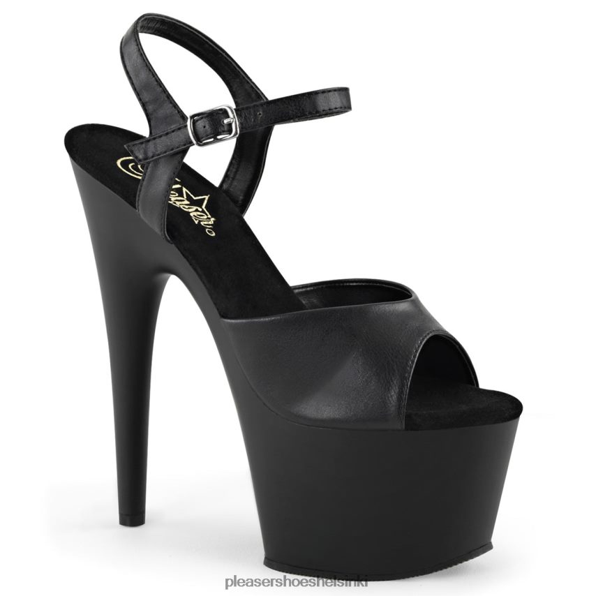 adore-709 0J06FH62 musta keinonahka/musta Pleaser Shoes