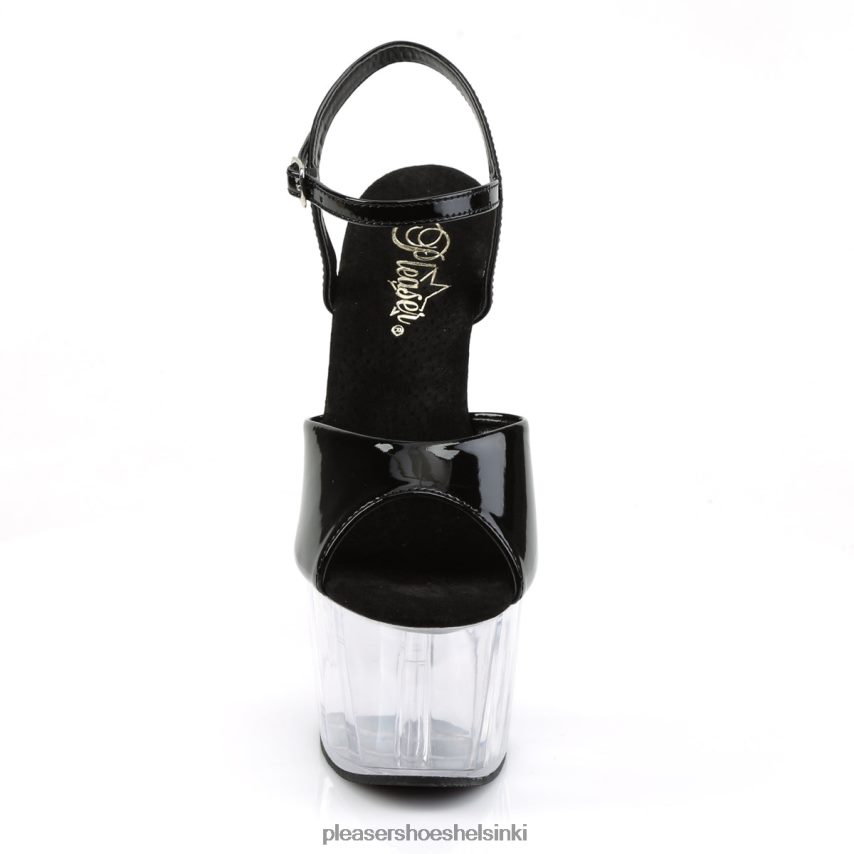 adore-709 0J06FH63 musta/kirkas Pleaser Shoes