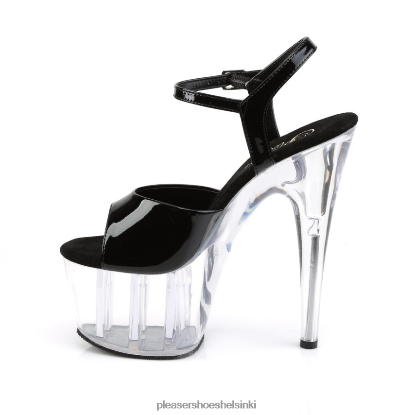 adore-709 0J06FH63 musta/kirkas Pleaser Shoes