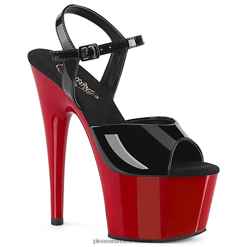 adore-709 0J06FH65 musta punainen Pleaser Shoes