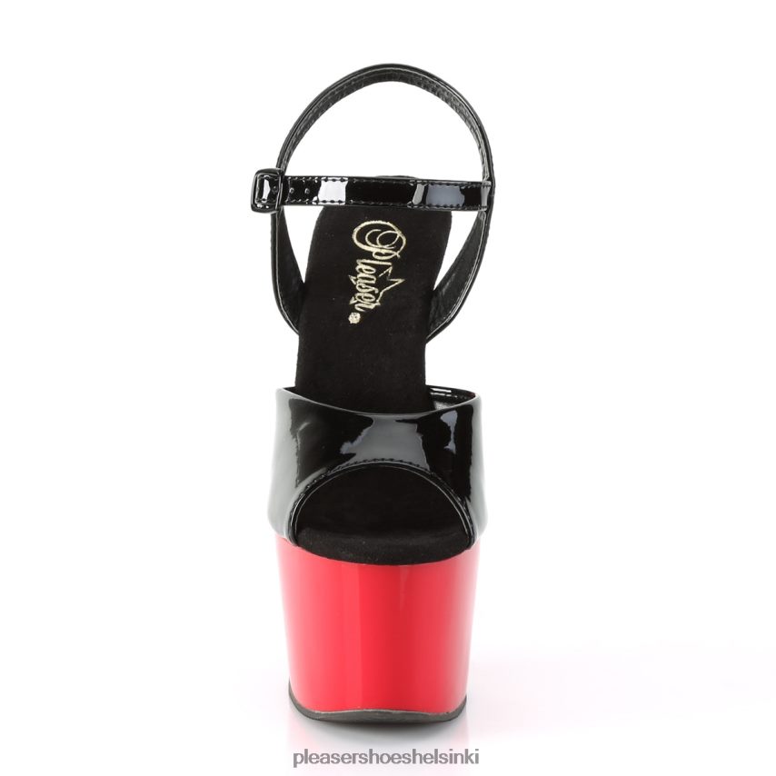 adore-709 0J06FH65 musta punainen Pleaser Shoes