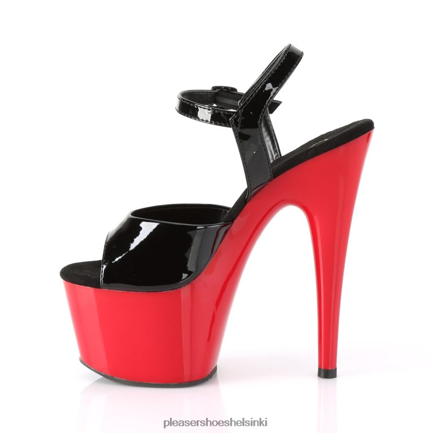 adore-709 0J06FH65 musta punainen Pleaser Shoes