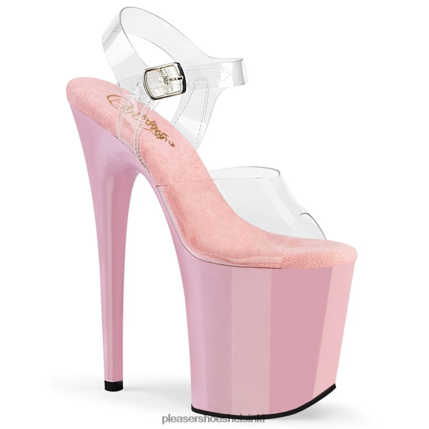 flamingo-808 0J06FH28 kirkas/vauvan pinkki Pleaser Shoes