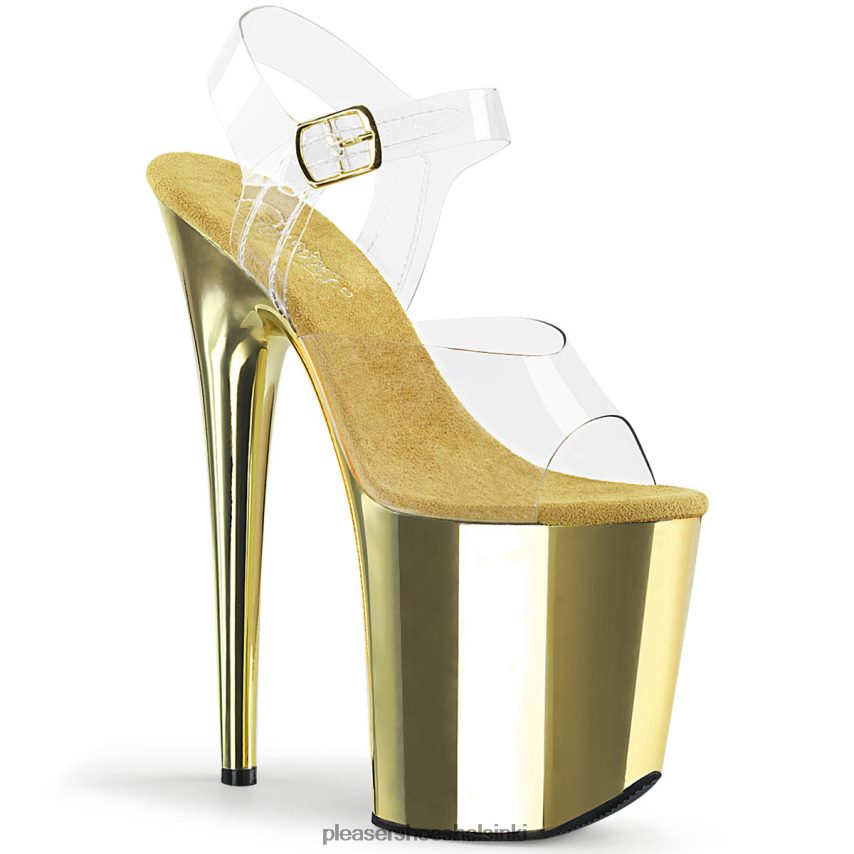 flamingo-808 0J06FH32 kirkas/kulta Pleaser Shoes