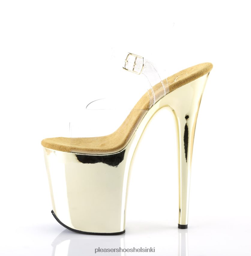 flamingo-808 0J06FH32 kirkas/kulta Pleaser Shoes
