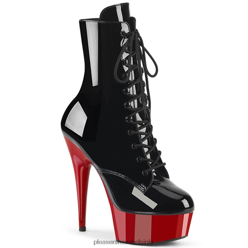 ilo-1020 0J06FH45 musta punainen Pleaser Shoes