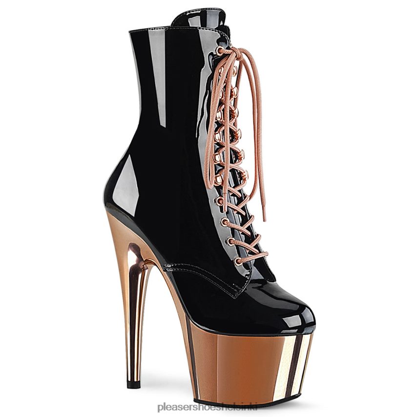 rakastaa-1020 0J06FH26 musta/ruusukulta Pleaser Shoes