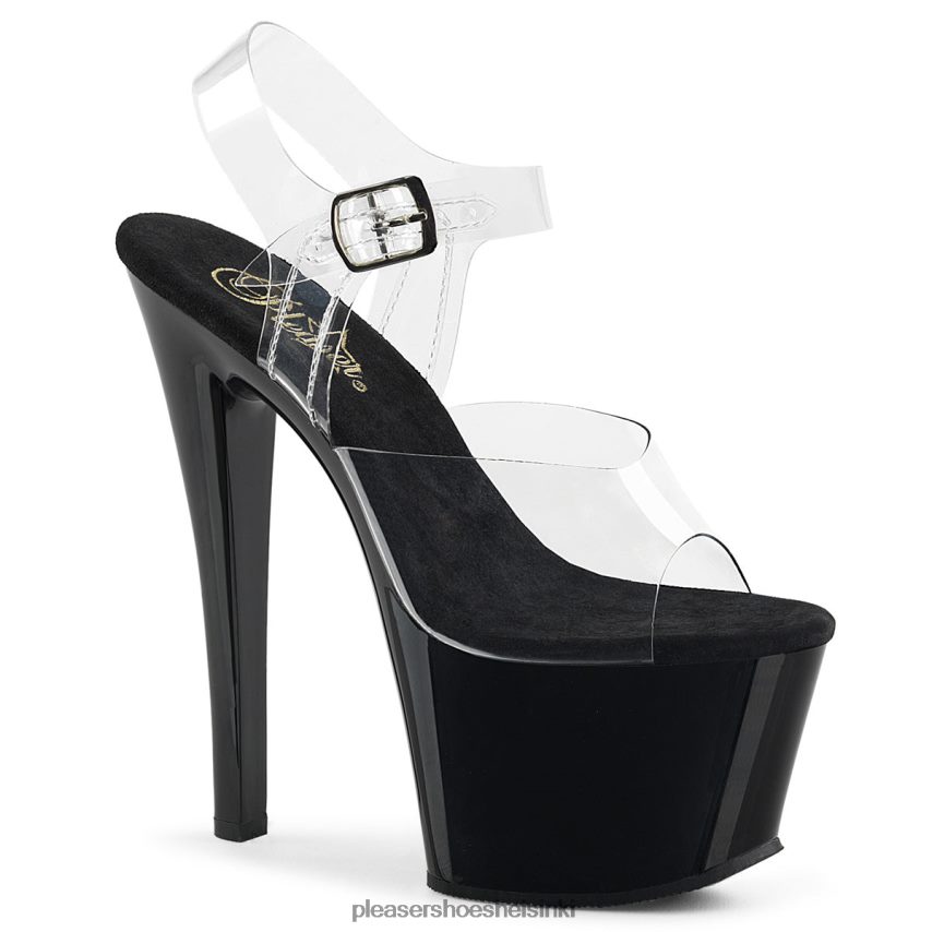 taivas-308 0J06FH55 kirkas/musta Pleaser Shoes
