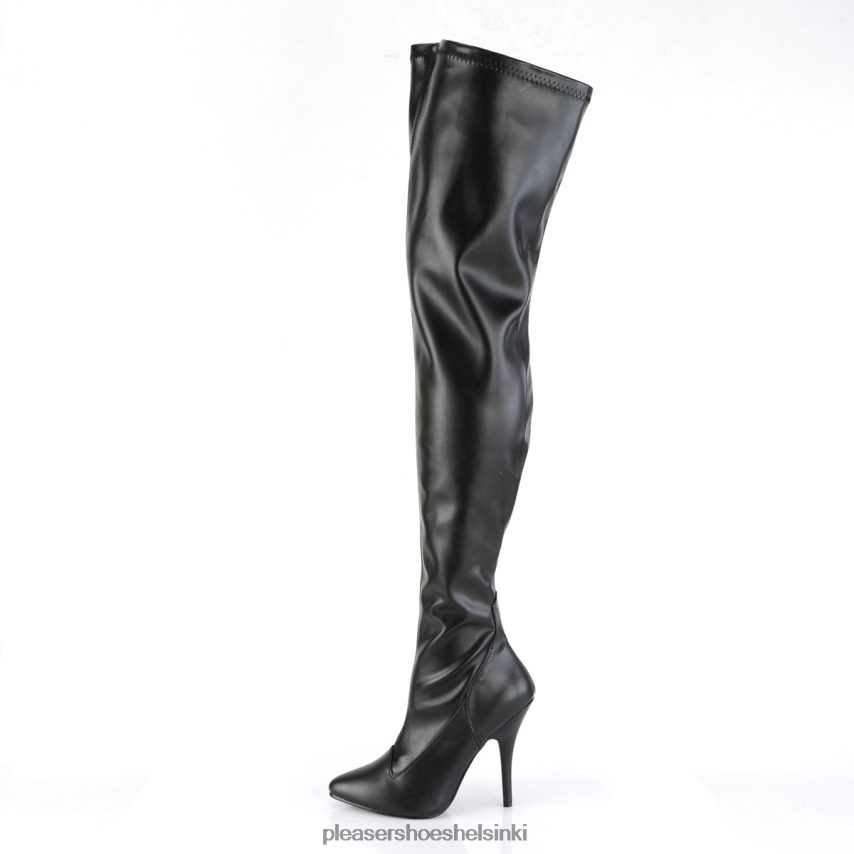 vietellä - 3000 0J06FH89 musta keinonahka Pleaser Shoes