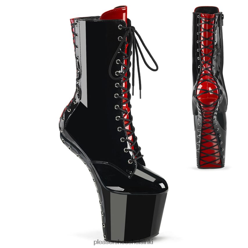 craze-1040fh 0J06FH10 musta punainen Pleaser Shoes