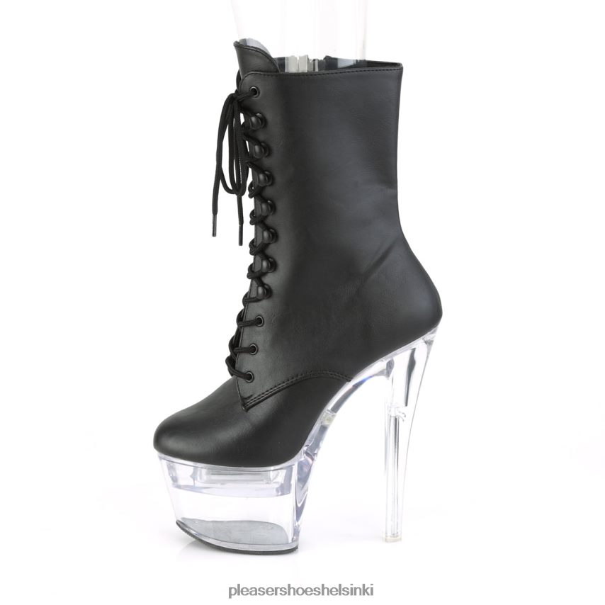 flashdance-1020-7 0J06FH179 musta keinonahka/kirkas Pleaser Shoes