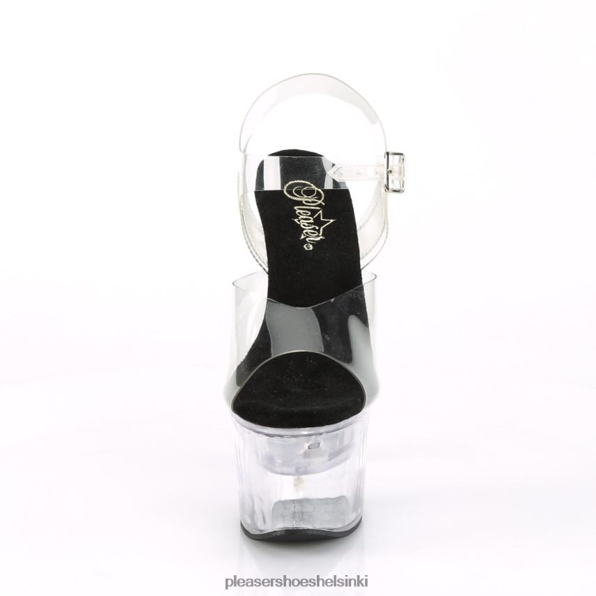 flashdance-708 0J06FH176 musta/kirkas Pleaser Shoes