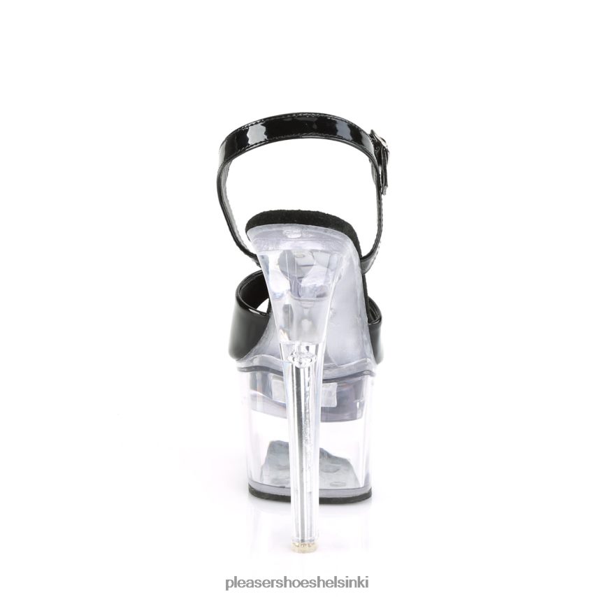 flashdance-709 0J06FH193 musta/kirkas Pleaser Shoes