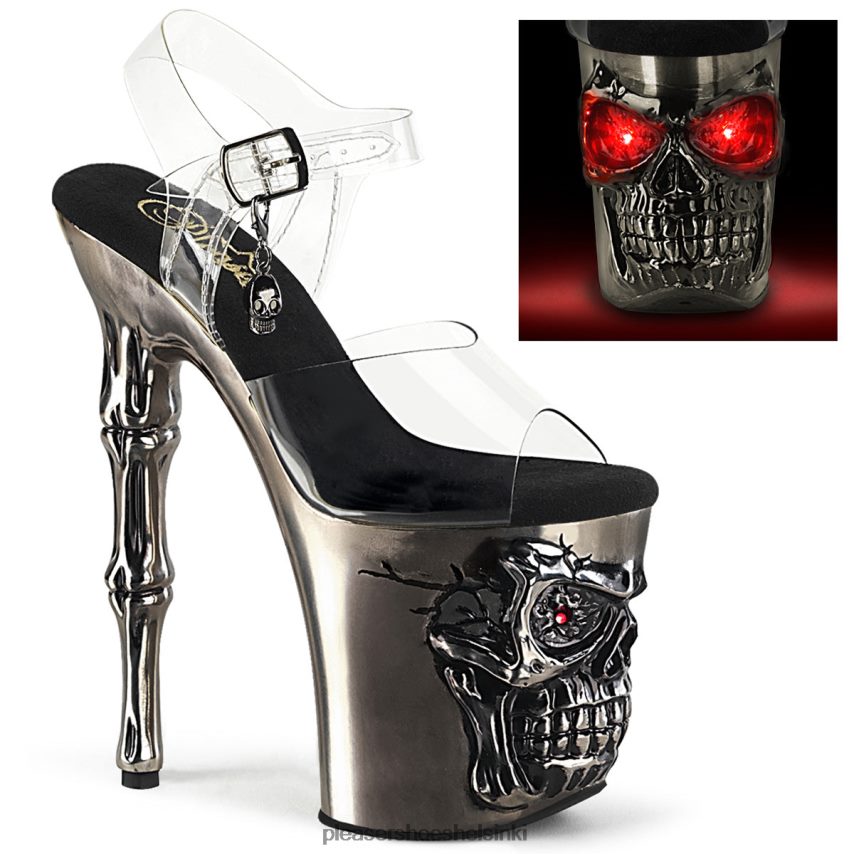 rapture-808-lt 0J06FH215 kirkas/harmaa Pleaser Shoes