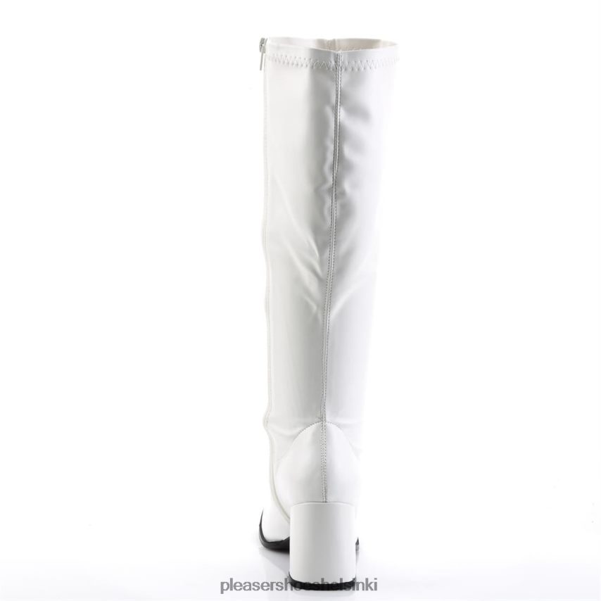 gogo-300wc 0J06FH450 valkoinen keinonahka Pleaser Shoes