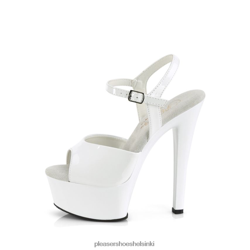 gleam-609 0J06FH414 valkoinen Pleaser Shoes