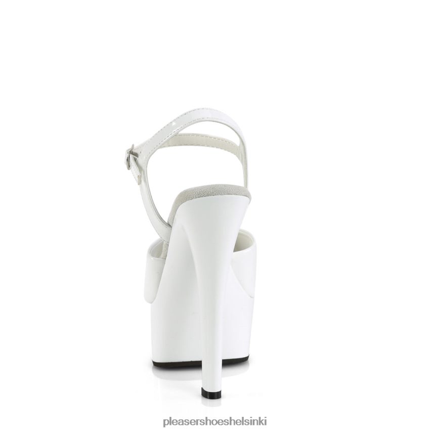 gleam-609 0J06FH414 valkoinen Pleaser Shoes