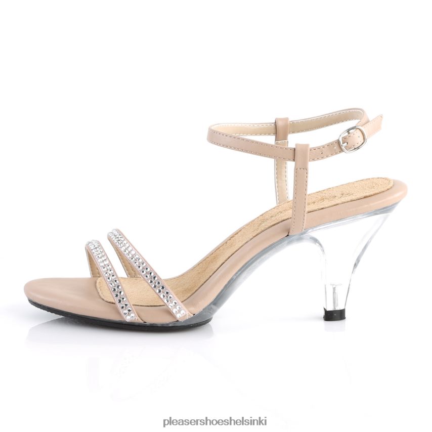 Belle-316 0J06FH559 beige/kirkas Pleaser Shoes