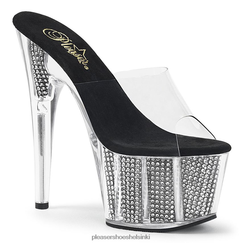 adore-701srs 0J06FH511 kirkas/musta Pleaser Shoes