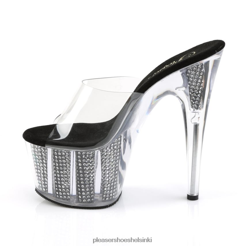 adore-701srs 0J06FH511 kirkas/musta Pleaser Shoes
