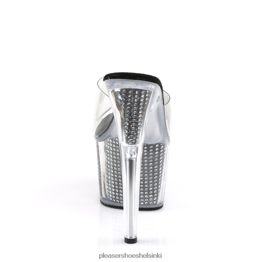 adore-701srs 0J06FH511 kirkas/musta Pleaser Shoes