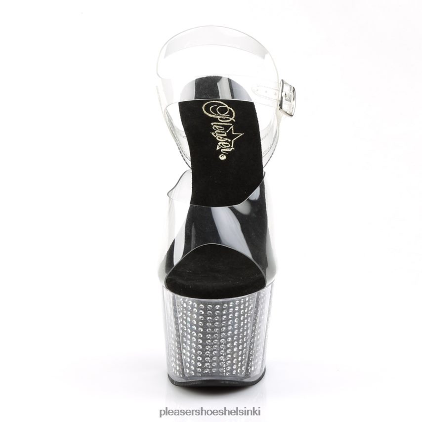 adore-708srs 0J06FH269 kirkas/musta Pleaser Shoes