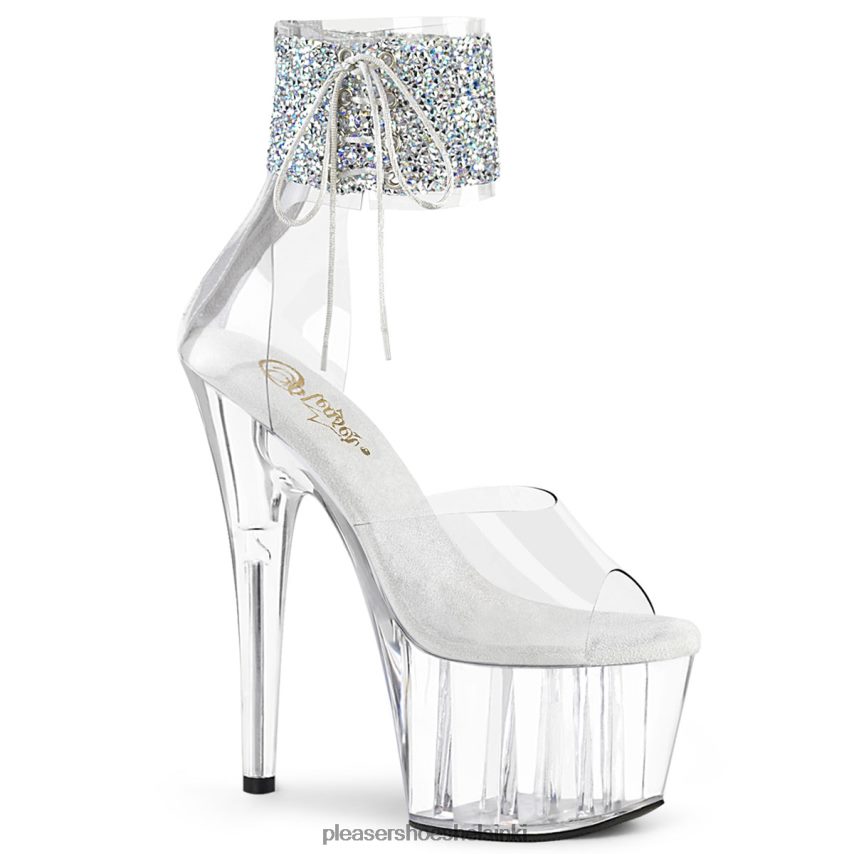 adore-724rs-02 0J06FH259 kirkas/musta Pleaser Shoes