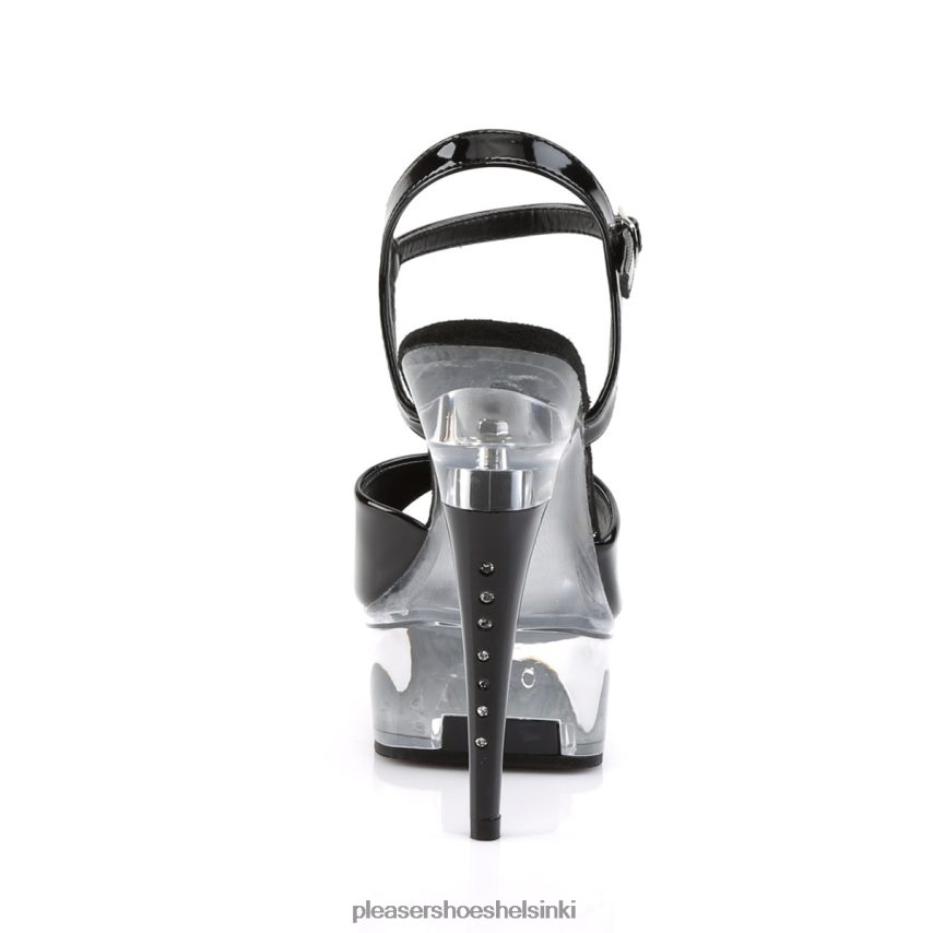 captiva-609 0J06FH461 musta/kirkas Pleaser Shoes