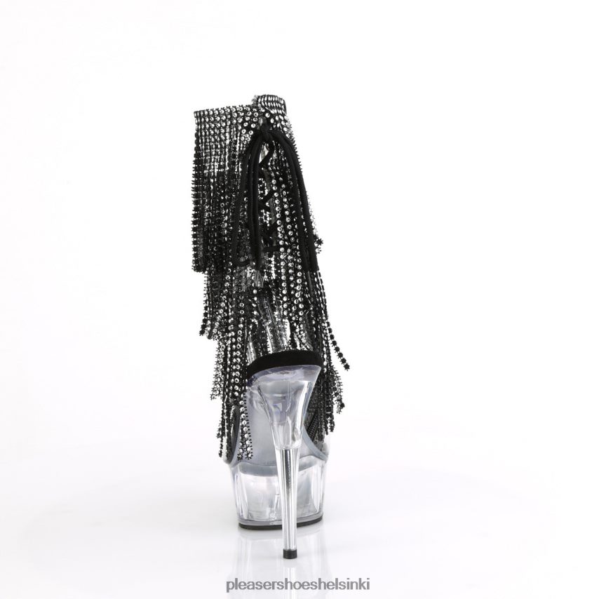 delight-1017rsf 0J06FH298 musta/kirkas Pleaser Shoes