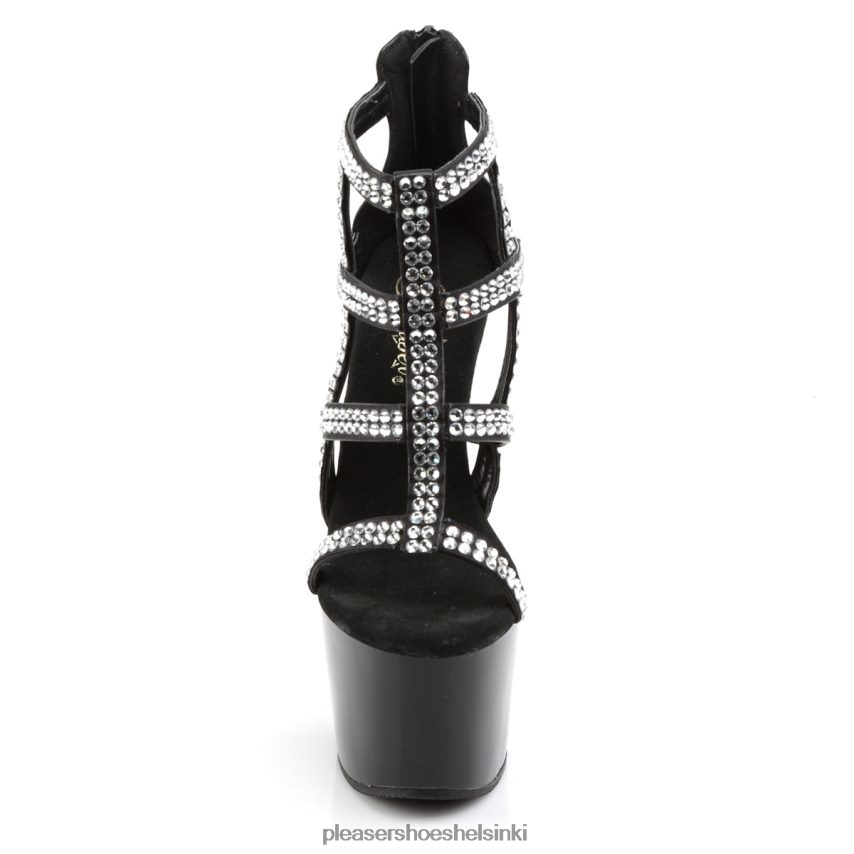 rakastaa-798 0J06FH491 musta keinonahka/musta Pleaser Shoes