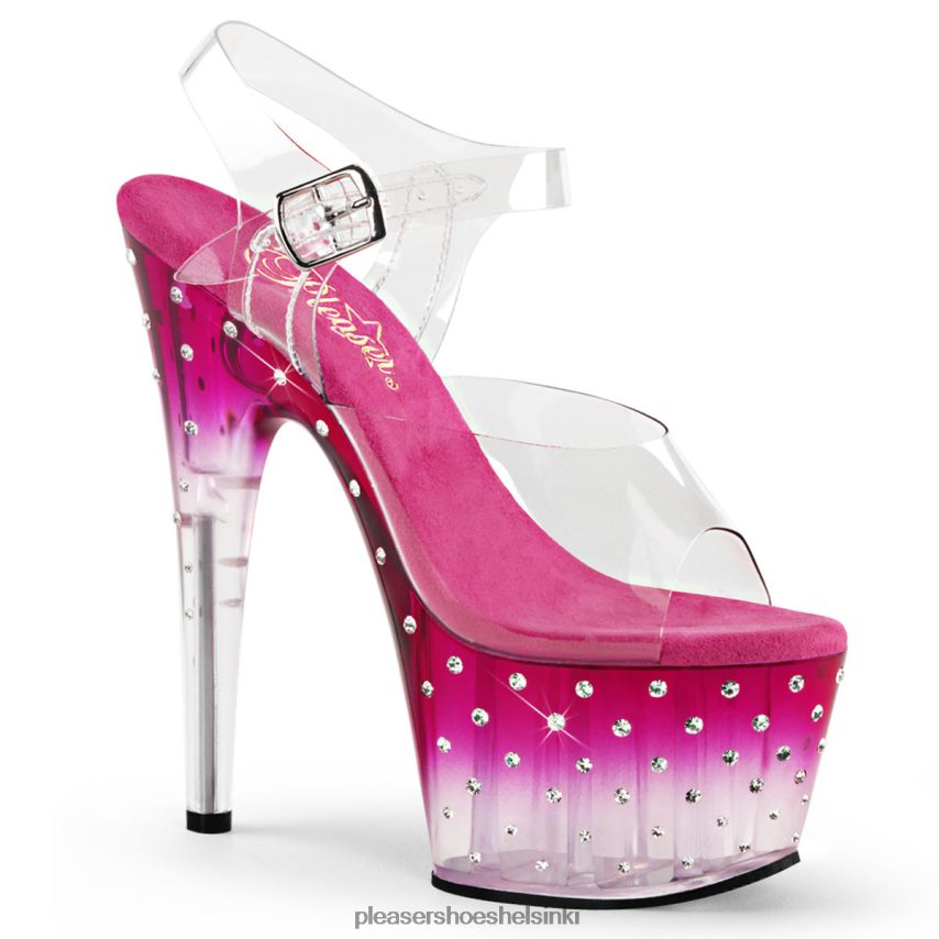 stardust-708t 0J06FH303 kirkas/vaaleanpunainen Pleaser Shoes