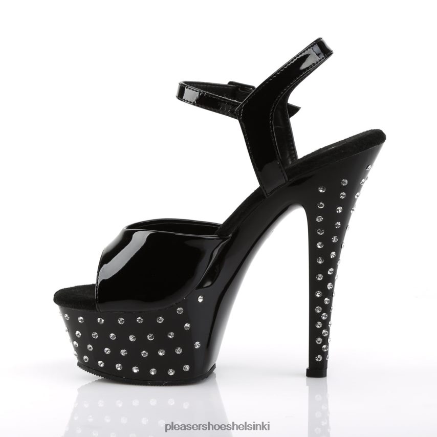 tähtipöly-609 0J06FH519 musta Pleaser Shoes