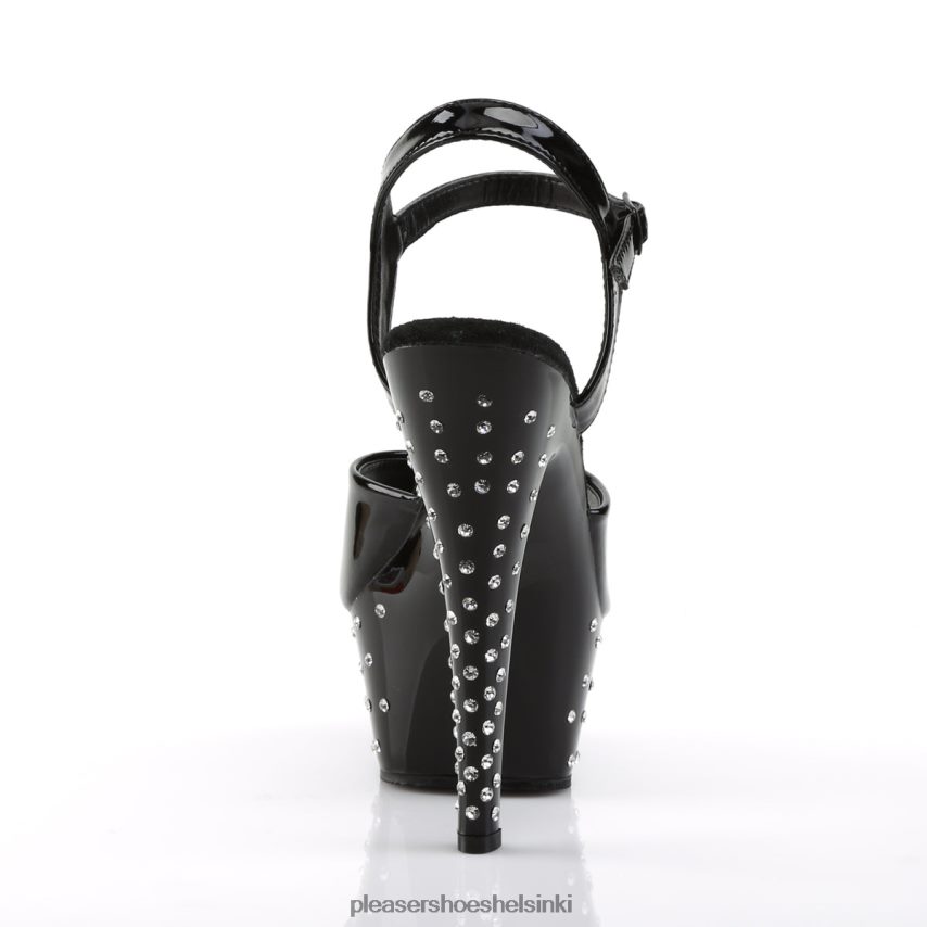 tähtipöly-609 0J06FH519 musta Pleaser Shoes