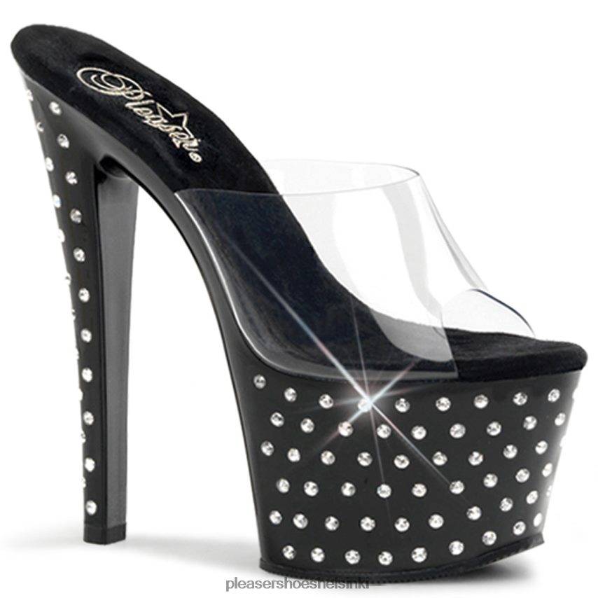 tähtipöly-701 0J06FH327 kirkas/musta Pleaser Shoes
