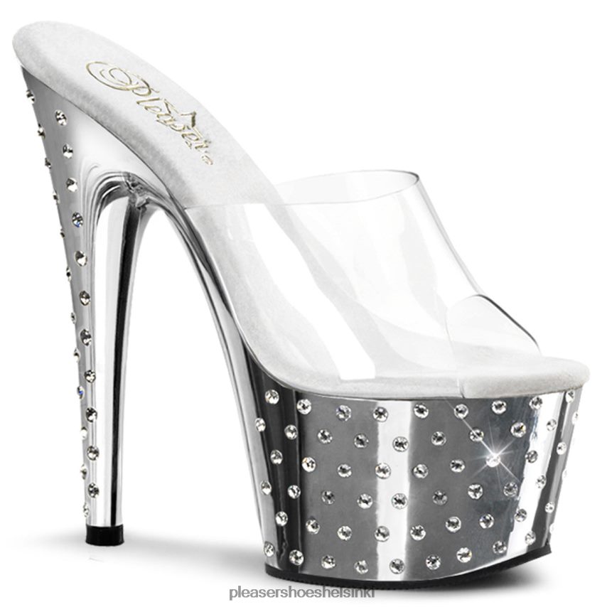 tähtipöly-701 0J06FH329 kirkas/hopea Pleaser Shoes