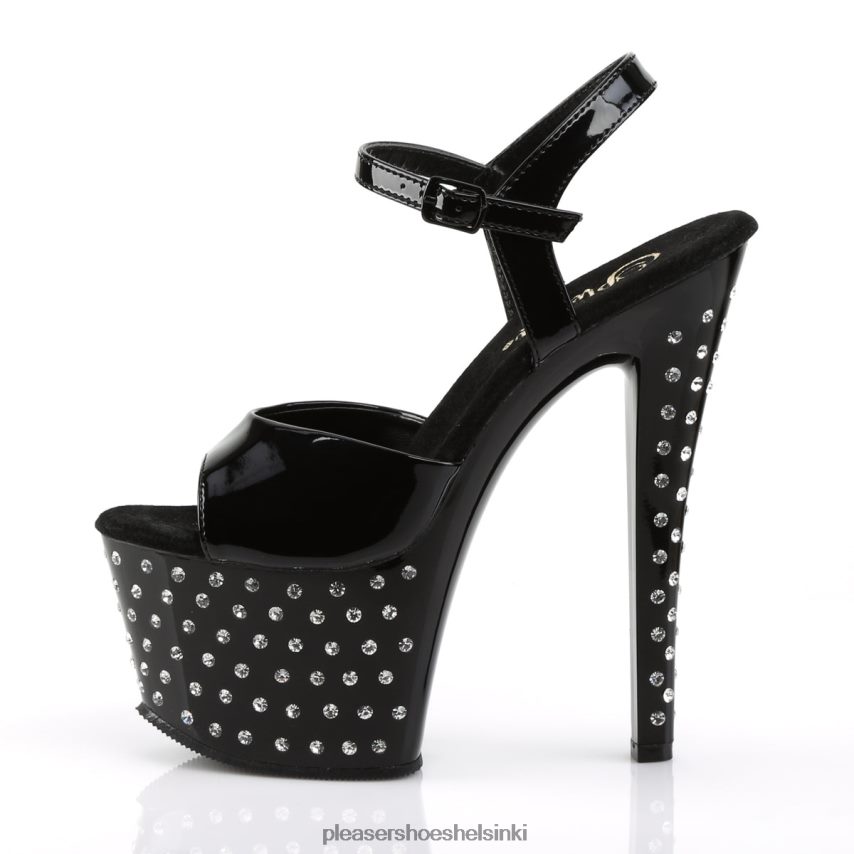 tähtipöly-709 0J06FH527 musta Pleaser Shoes