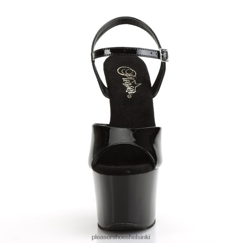 taivas - 309 kr 0J06FH486 musta/hopea Pleaser Shoes