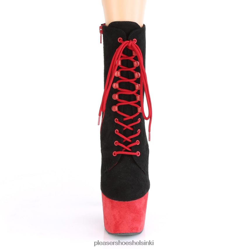 adore-1020fstt 0J06FH364 musta punainen Pleaser Shoes