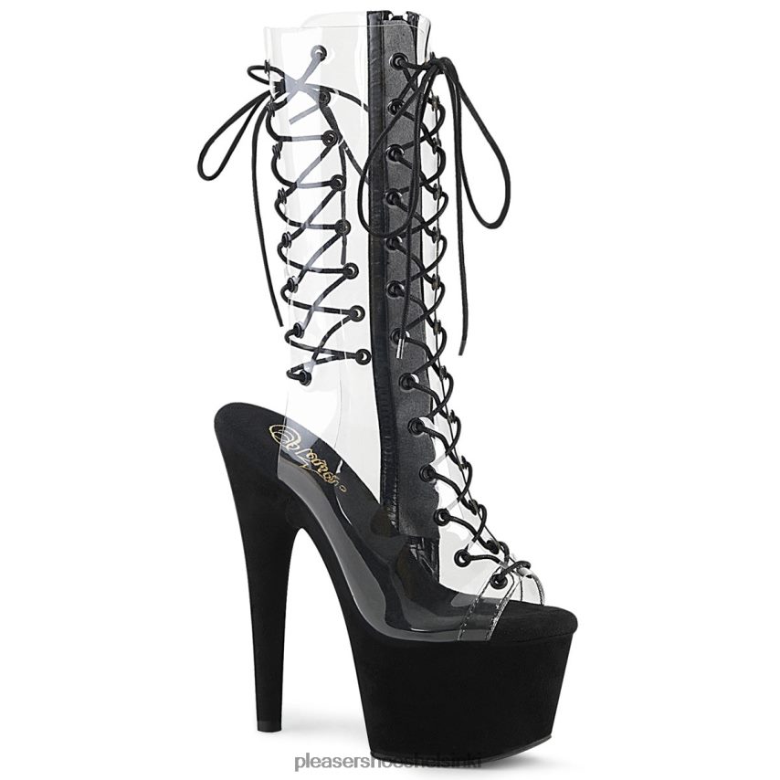 adore-700-60fs 0J06FH379 kirkas/musta mokka Pleaser Shoes